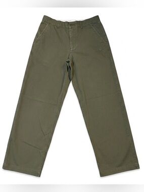 Nike Olive Green Relaxed Straight Pants